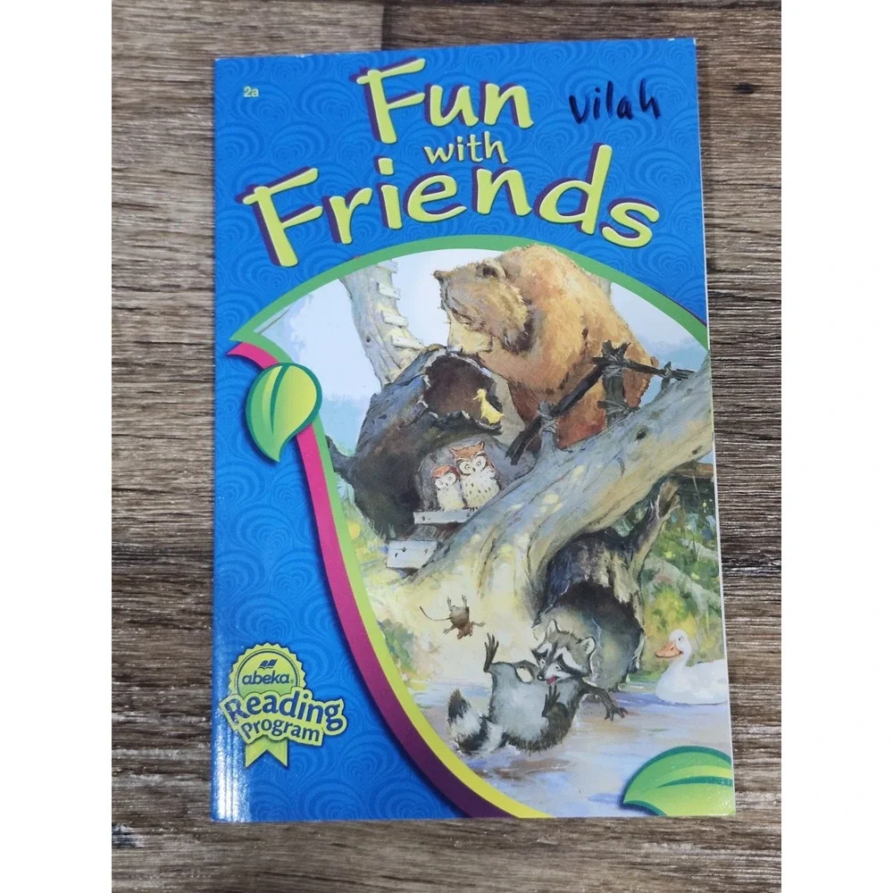 Abeka Reading 2 Lot of 4 Student Readers 2nd Grade  World Jesus Fun Friends